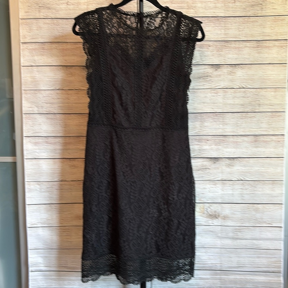 Medium Only lace detailed black dress